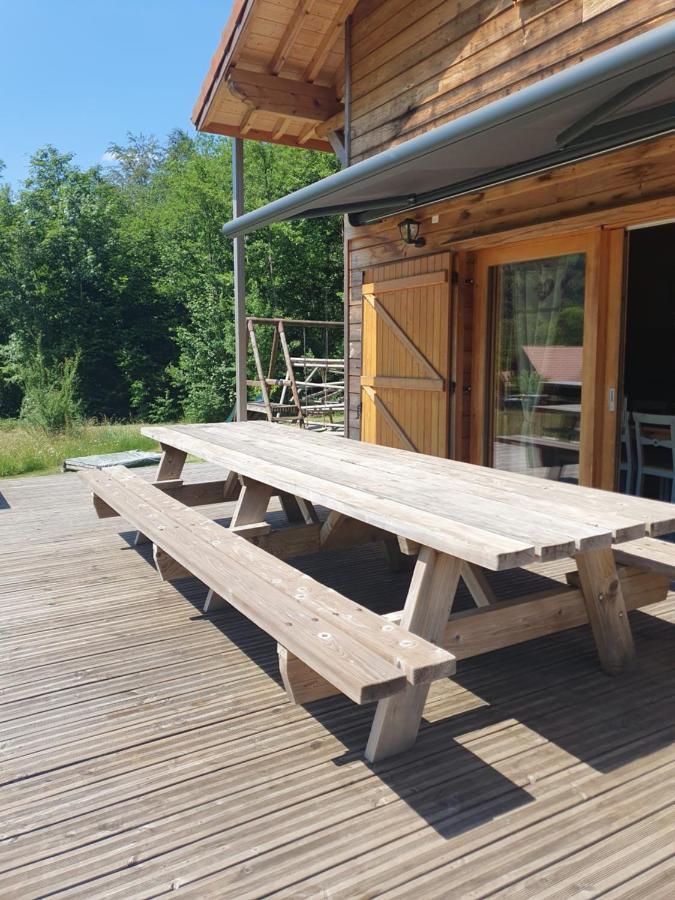 Chalet Des Charbonniers Avec Etang Saint-Maurice-sur-Moselle Exteriér fotografie